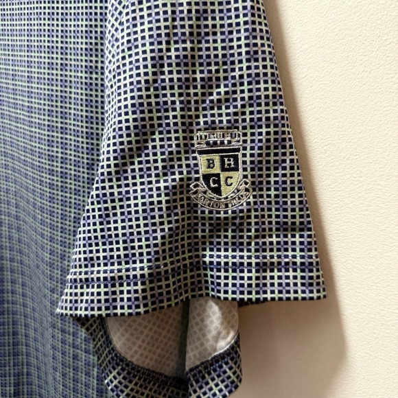 Donald Ross Shirt Men's Size XXL Gingham Check Short Sleeve‎ Performance Stretch - Picture 3 of 6
